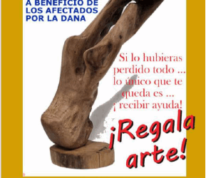 Subasta de arte a beneficio de los afectados por la DANA