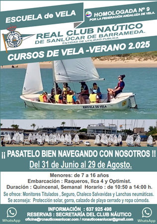 CURSOS DE VELA DE VERANO