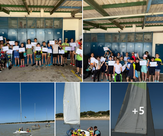 ¡Finalizan con éxito los Cursos de Primavera de Vela Infantil!